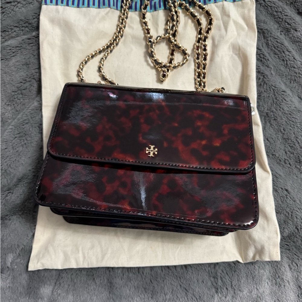 Tory Burch tortoise shell purse